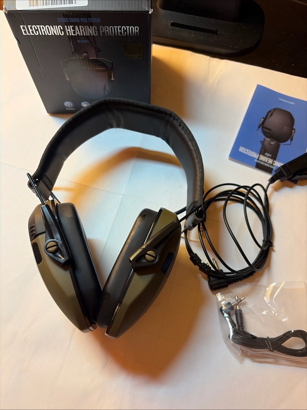 HYS Noise Reduction Safety Ear Muffs, Hearing Protection Earmuffs, NRR 22dB